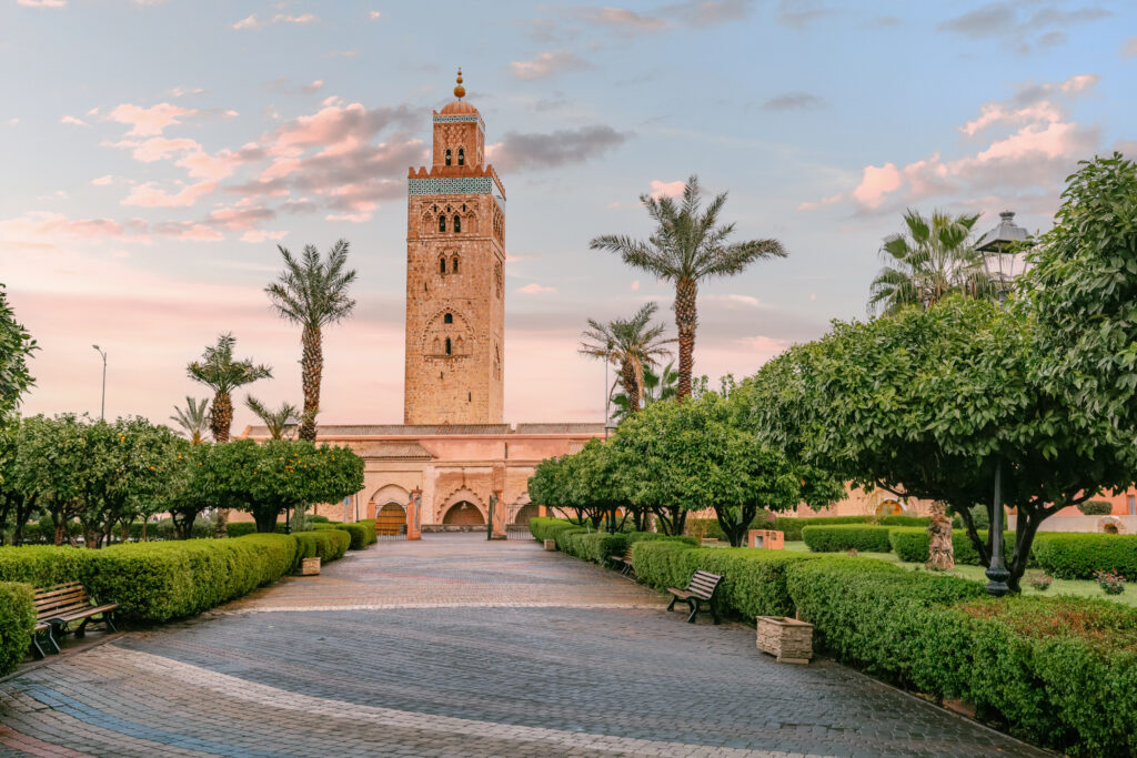 The majestic Koutoubia Mosque
